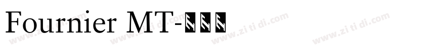 Fournier MT字体转换